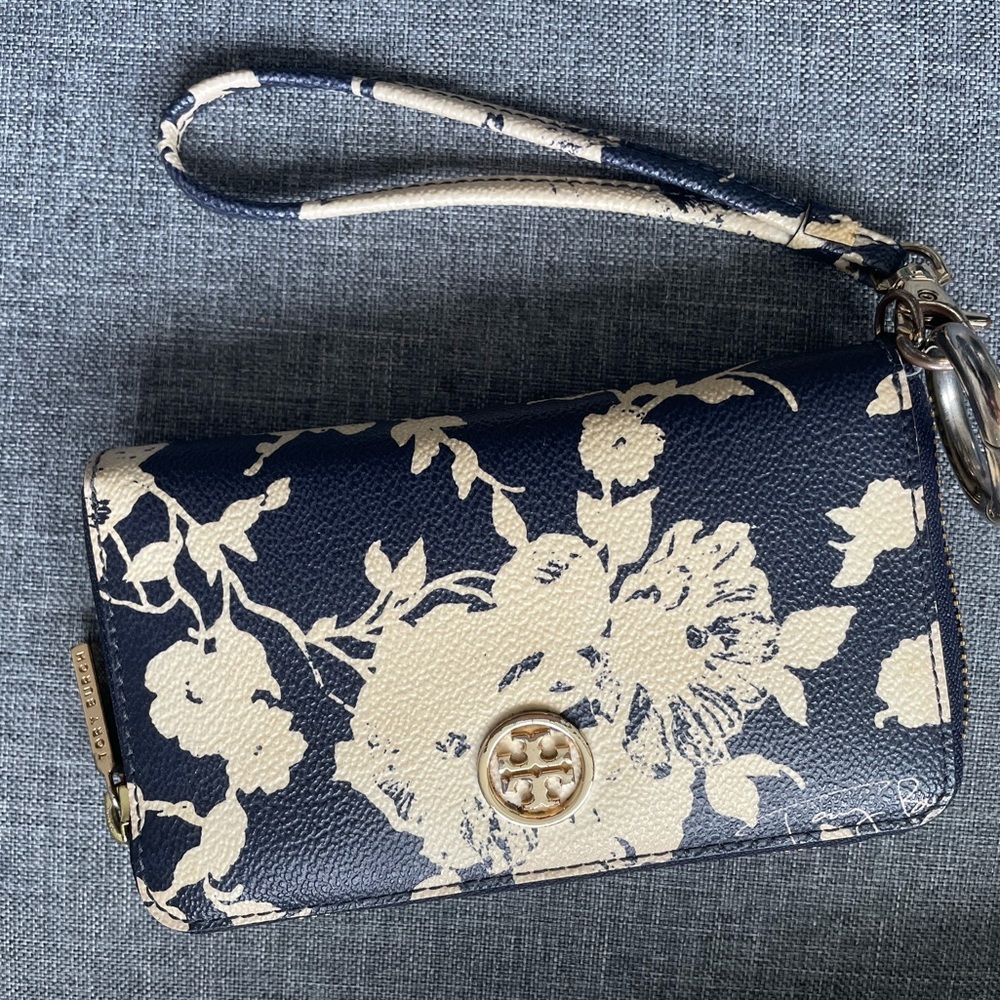 Tory Burch Floral Robinson Wallet
